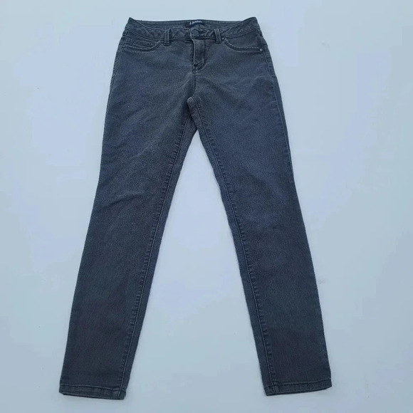 D. Jeans Womens Skinny Jeans Size 6 Black Denim Stretch Cotton Blend Mid Rise - Picture 1 of 7